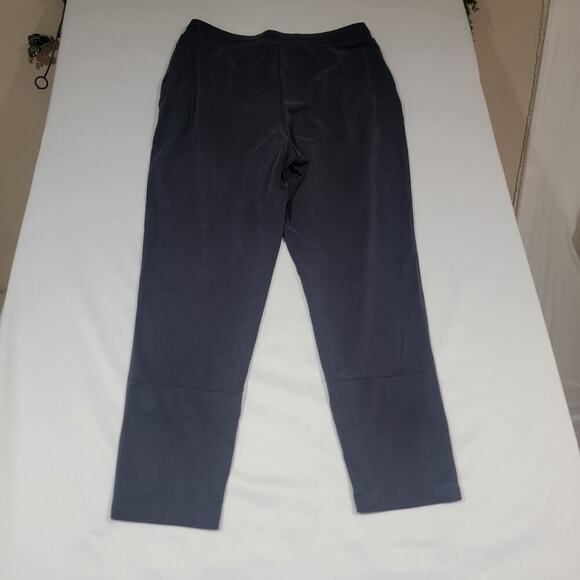 Pure J Jill Medium Grey Sand Washed Blue Pants Pull On Drawstring Tencel - Picture 4 of 16